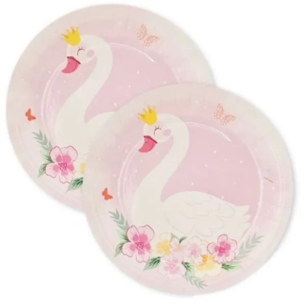 Kuğu Temalı Tabak 8 adet