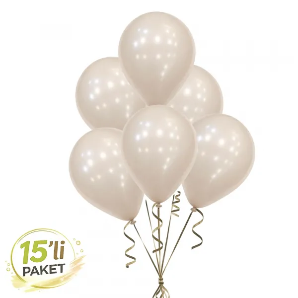 Kum Beji Pastel Balon (15 Adet)