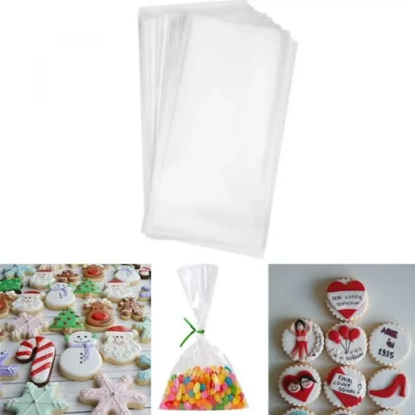 Kurabiye Poşeti 10x20 cm 50 Adet