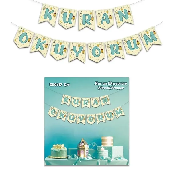 Kuran Okuyorum Yazısı 200x17 cm