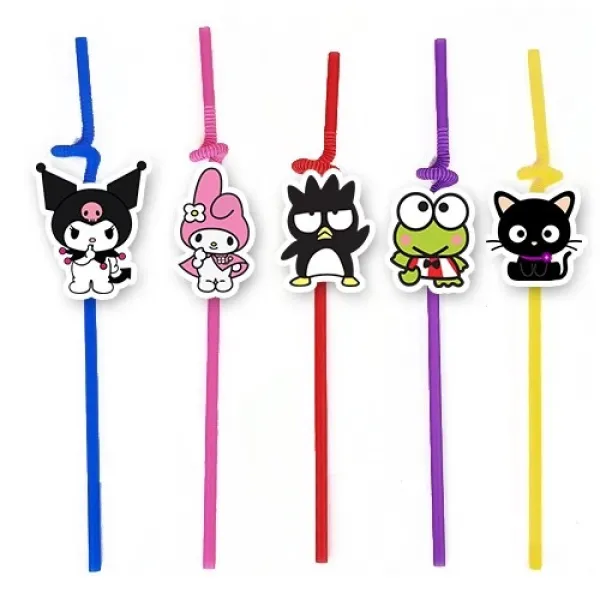 Kuromi Artistik Pipet 10 Adet