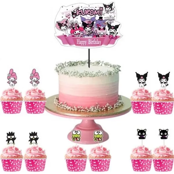 Kuromi Cake Topper Set