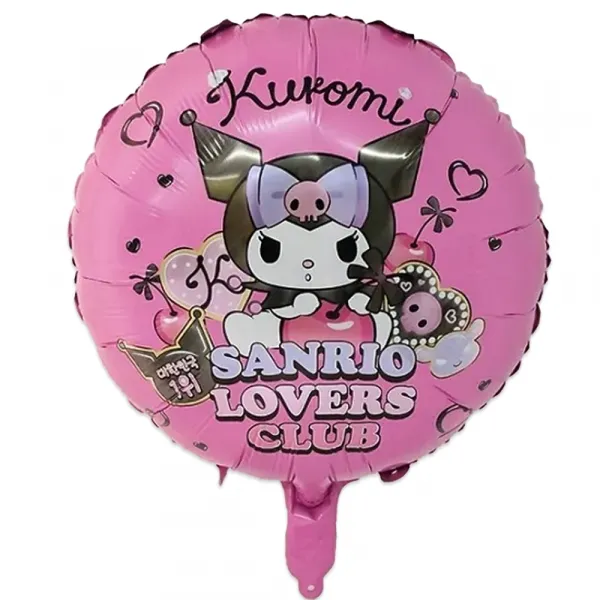Kuromi Lovers Clup Folyo Balon (45 cm)