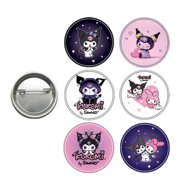 Kuromi Rozeti 6 Adet