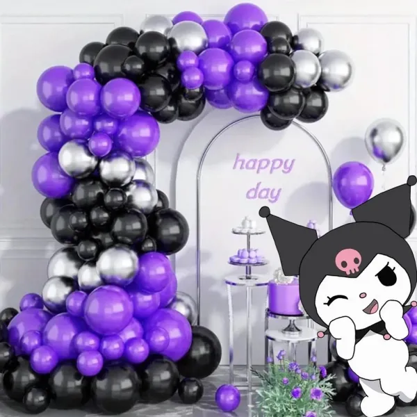 Kuromi Temalı Balon Zinciri