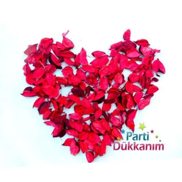 Kuru Gül Yaprakları Kırmızı