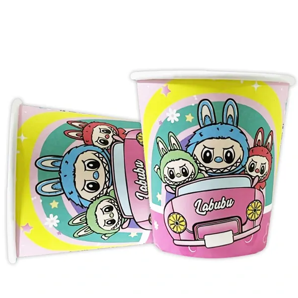 Labubu Karton Bardak (8 Adet)