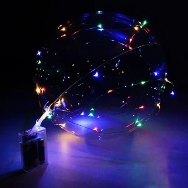 Pilli Led ışık (3 Metre - Rengarenk)