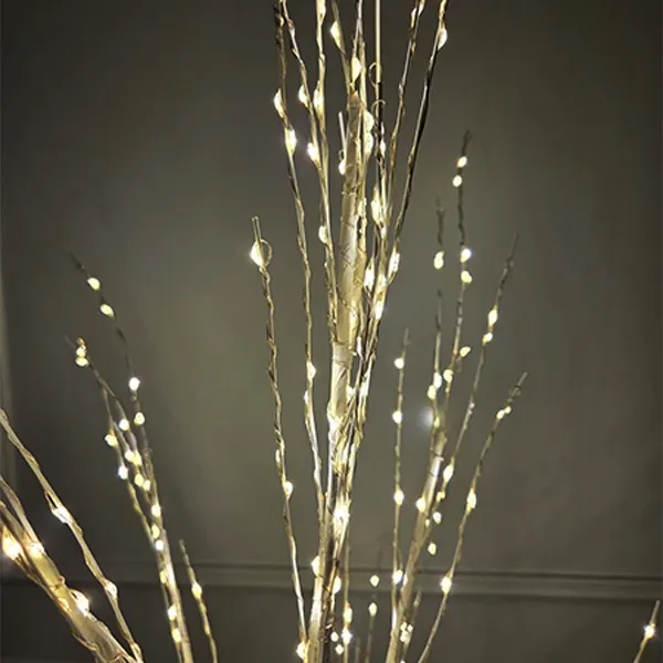 Led ışıklı Ağaç Gün ışığı Beyaz Gövde (100 cm)