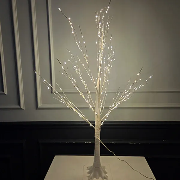 Led ışıklı Ağaç Gün ışığı Beyaz Gövde (100 cm)
