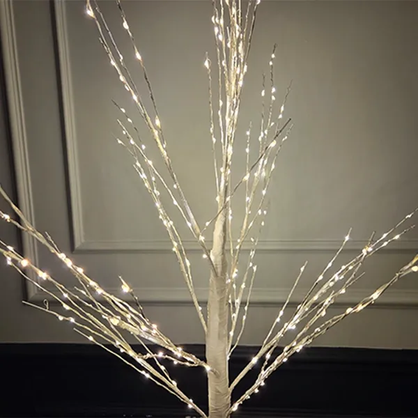 Led ışıklı Ağaç Gün ışığı Beyaz Gövde (100 cm)