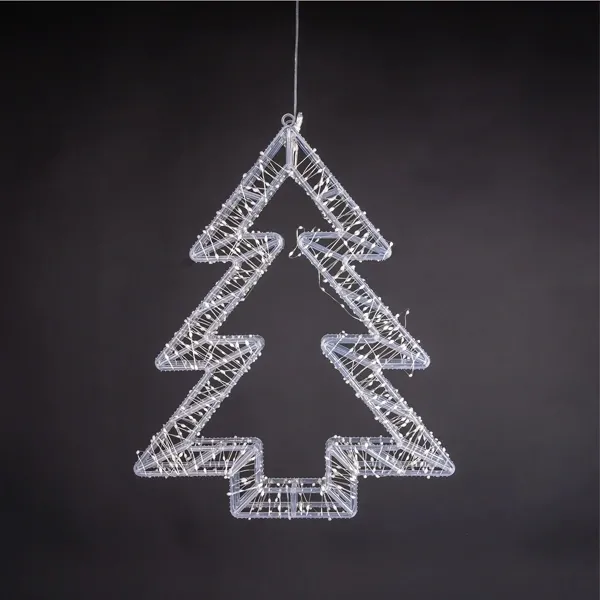 Led Işıklı Çam Ağacı Dekor (30x40 cm)