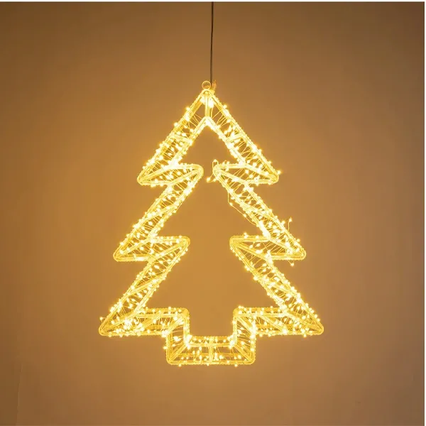 Led Işıklı Çam Ağacı Dekor (30x40 cm)