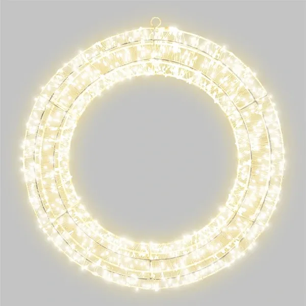 Led ışıklı Çember Dekor (40 cm)