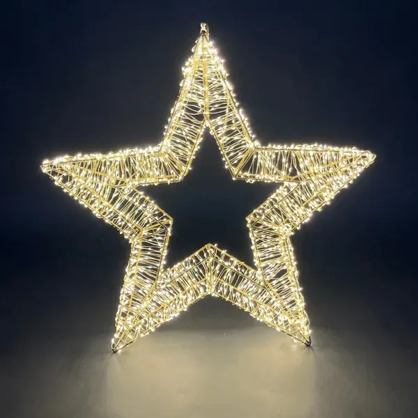 Led Işıklı Yıldız Dekor (40 cm)