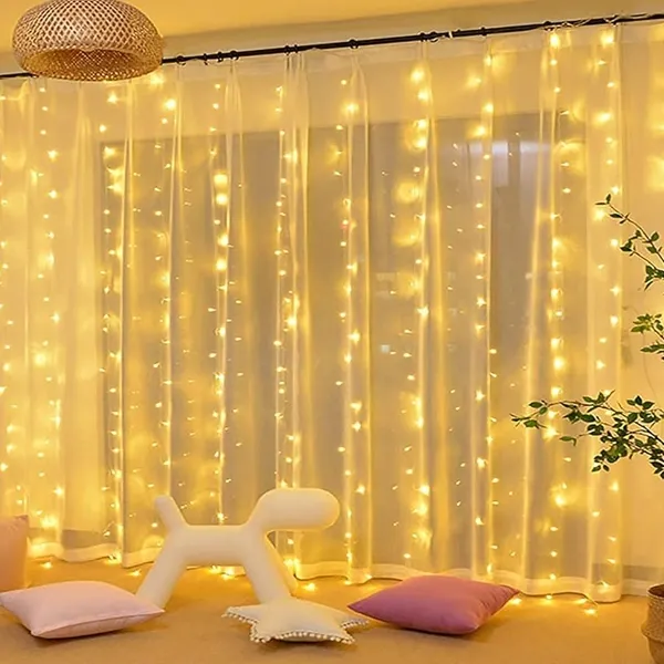 Led Perde ışık Eklemeli Modüllü Fişli Gün ışığı (3x2 Metre)