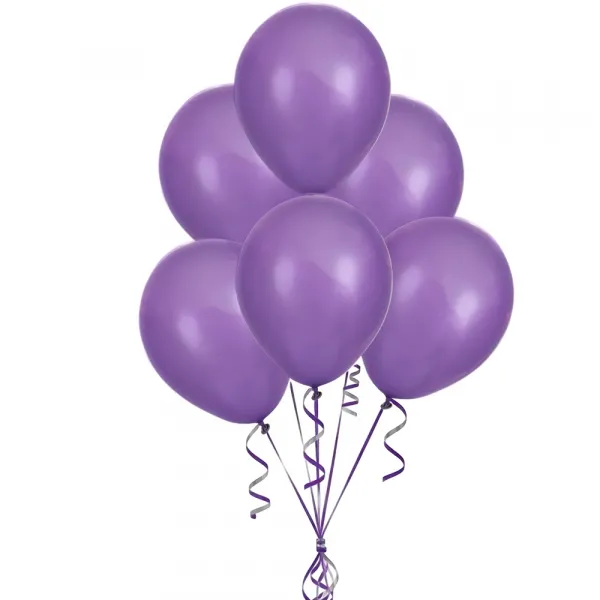 Lila Pastel Balon 100 Adet