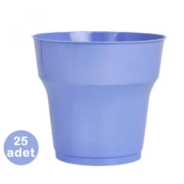 Lila Plastik Bardak Lüks (25 adet)