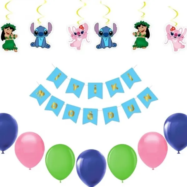Lilo ve Stiç Parti Malzemeleri Seti Ekonomik
