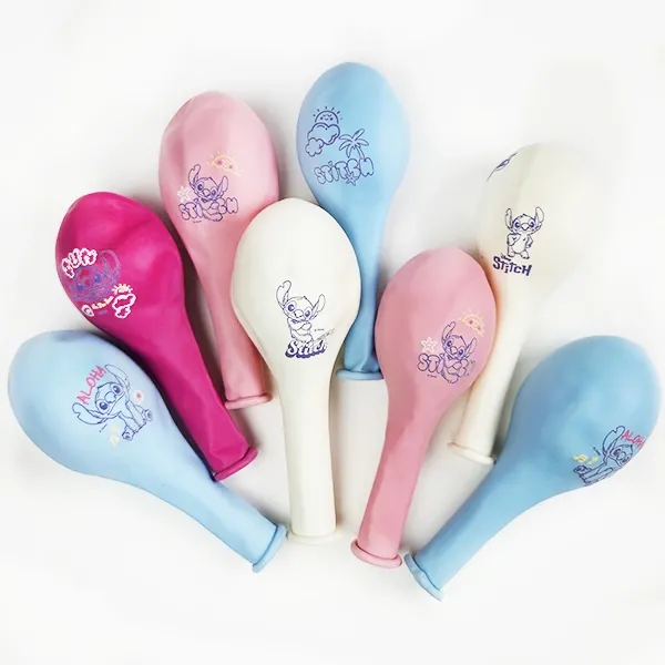 Lilo Ve Stitch Baskılı Balon 8 adet