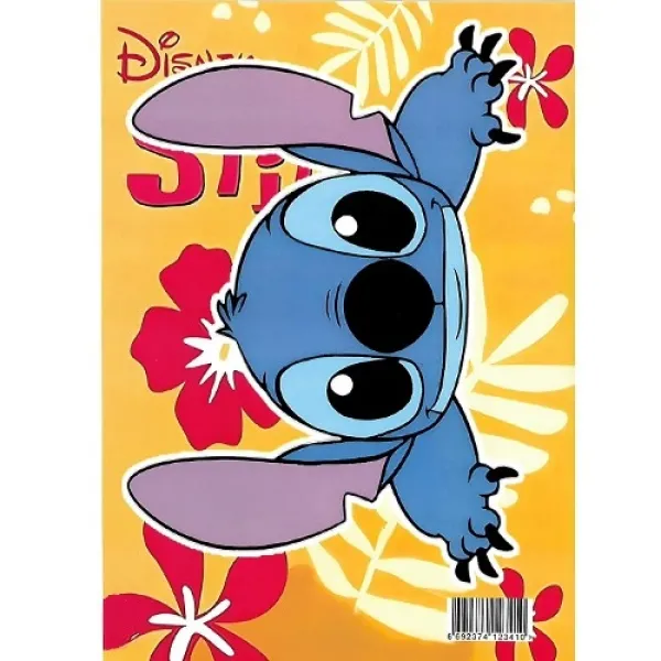 16 Sayfa Lilo ve Stitch Boyama Kitabı Stickerlı 1 Adet