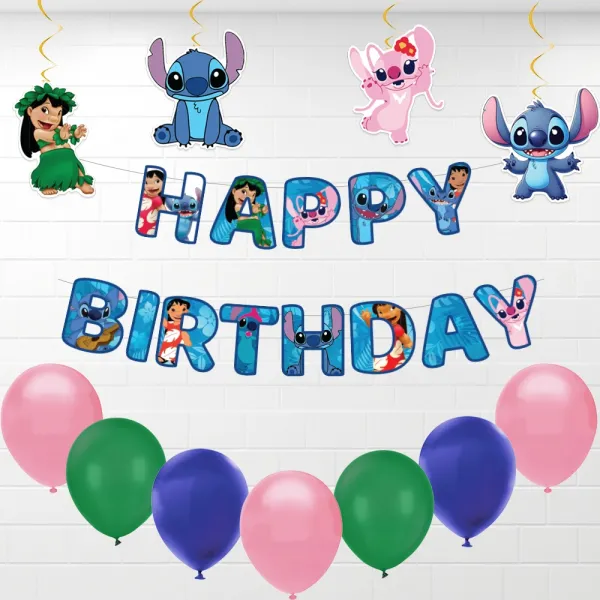 Lilo ve Stitch Parti Malzemeleri Seti Ekonomik