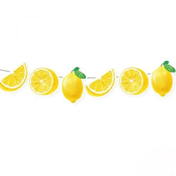 Limon Temalı Dekoratif Banner 140x17 cm