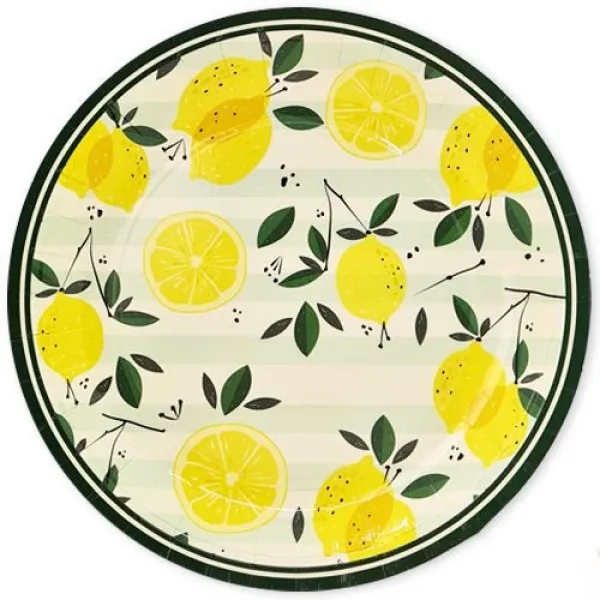 Limon Temalı Tabak 8 adet