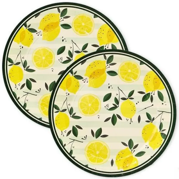 Limon Temalı Tabak 8 adet