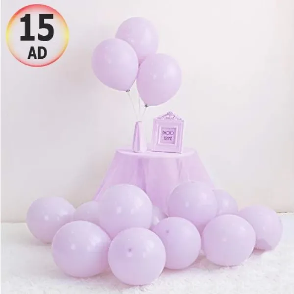 Makaron Balon Lila 15 Adet