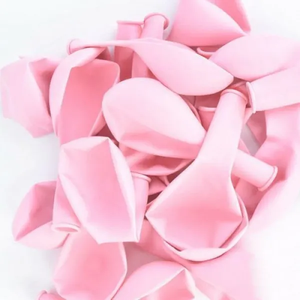 Makaron Balon Pembe 15 Adet