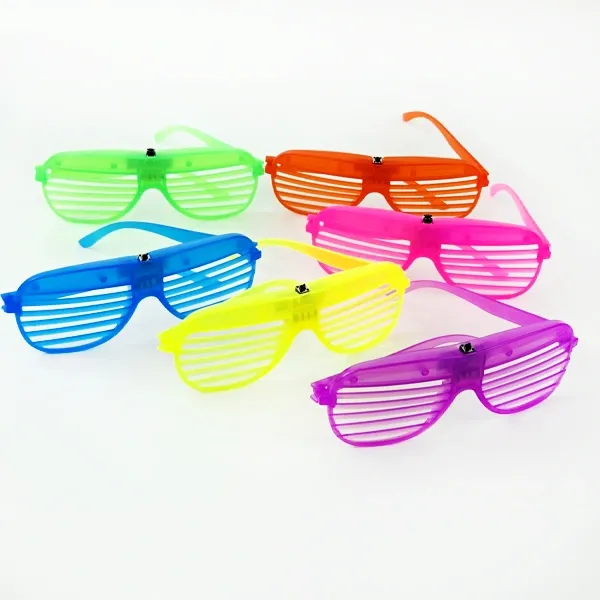 Makaron Renklerde Led ışıklı Gözlük (1 Adet)