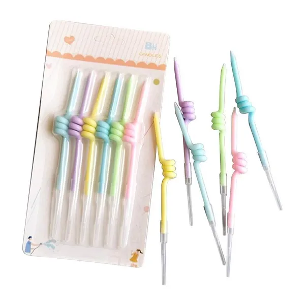 Makaron Renkli Spiral Pasta Mumu 6 Adet