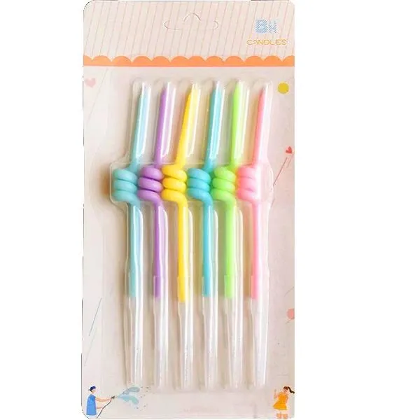 Makaron Renkli Spiral Pasta Mumu 6 Adet