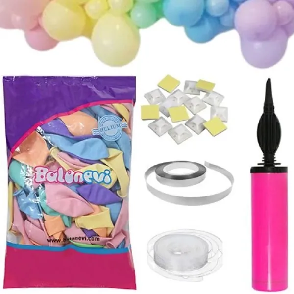 Makaron Zincir Balon Yapma Seti 5 Parça