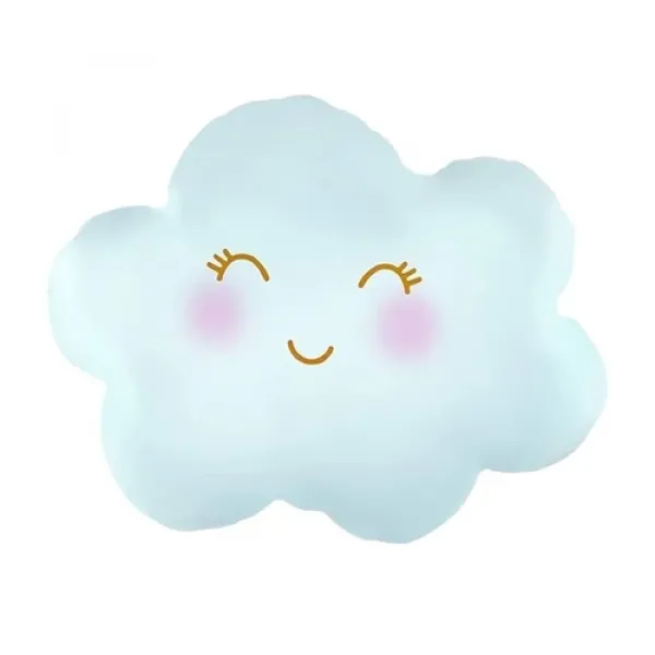 Mavi Mutlu Bulut Folyo Balon 72x56 cm