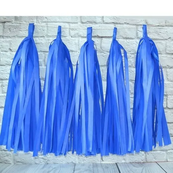 Mavi Püskül Süs 5li