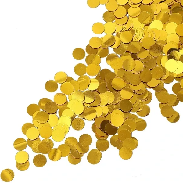 Metalik Balon Konfeti Gold 10 gr