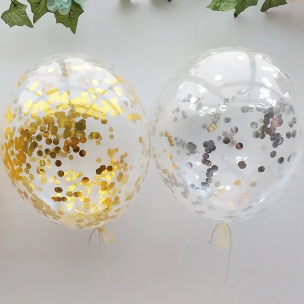 Metalik Balon Konfeti Gümüş 10 gr