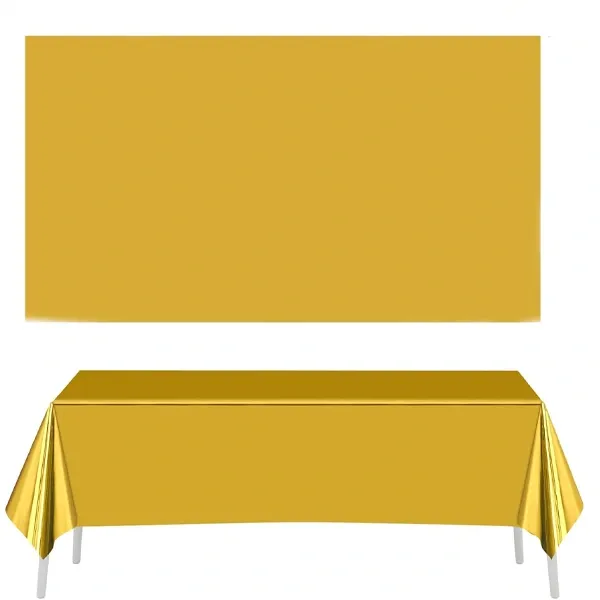 Metalik Gold Masa Örtüsü (137x183 cm)