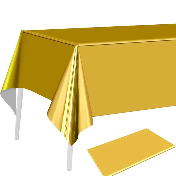 Metalik Gold Masa Örtüsü (137x183 cm)
