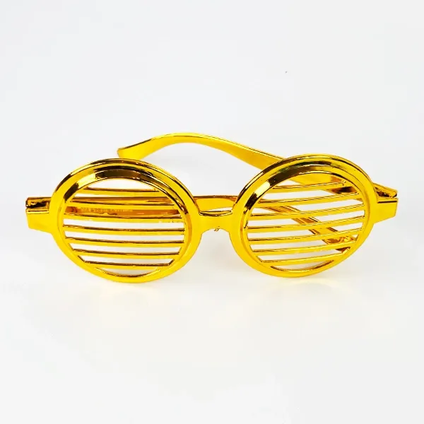 Metalik Karışık Renkli Panjur Gözlük 1 Adet