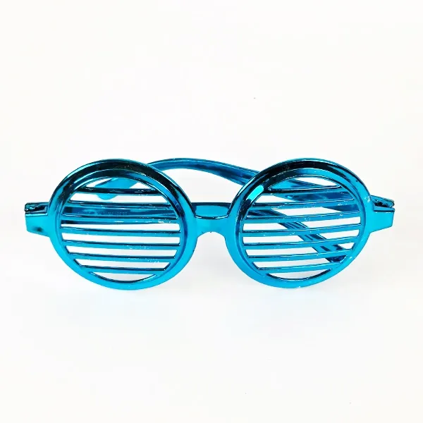 Metalik Karışık Renkli Panjur Gözlük 1 Adet