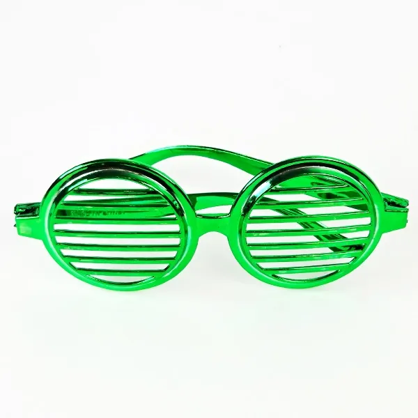 Metalik Karışık Renkli Panjur Gözlük 1 Adet