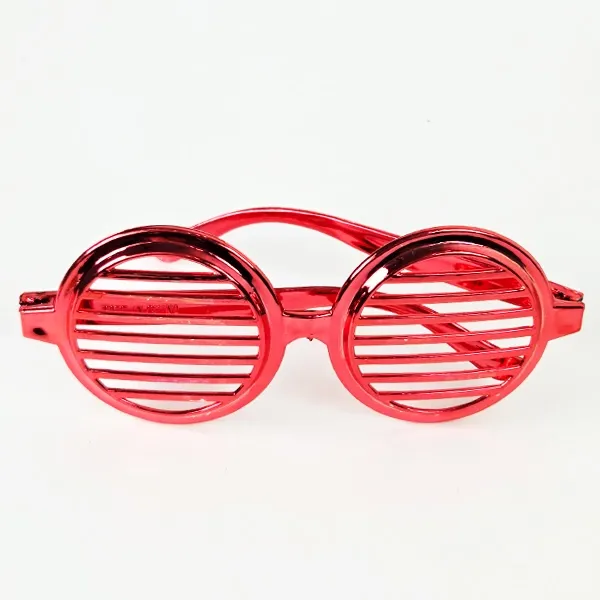 Metalik Karışık Renkli Panjur Gözlük 1 Adet