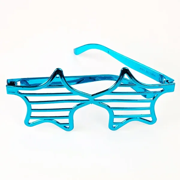 Metalik Karışık Renkli Yıldız Gözlük 1 Adet