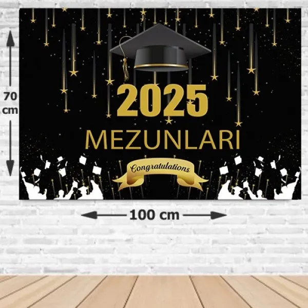 Mezuniyet Arka Fon Afişi 70*100 cm