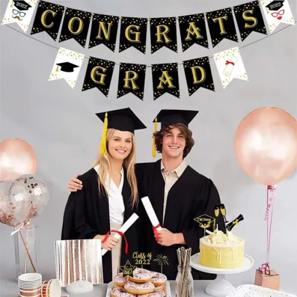 Mezuniyet Congrats Grad Yazısı 240*18 cm