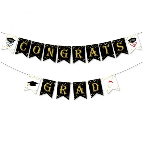 Mezuniyet Congrats Grad Yazısı 240*18 cm