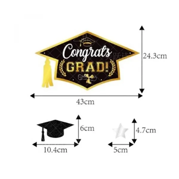 Mezuniyet Duvar ve Kapı Süsü 43*90 cm